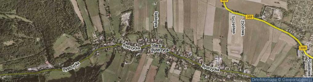 Zdjęcie satelitarne Stara Bystrzyca ul.